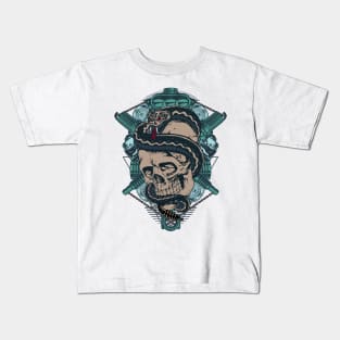 Engine Skull Kids T-Shirt